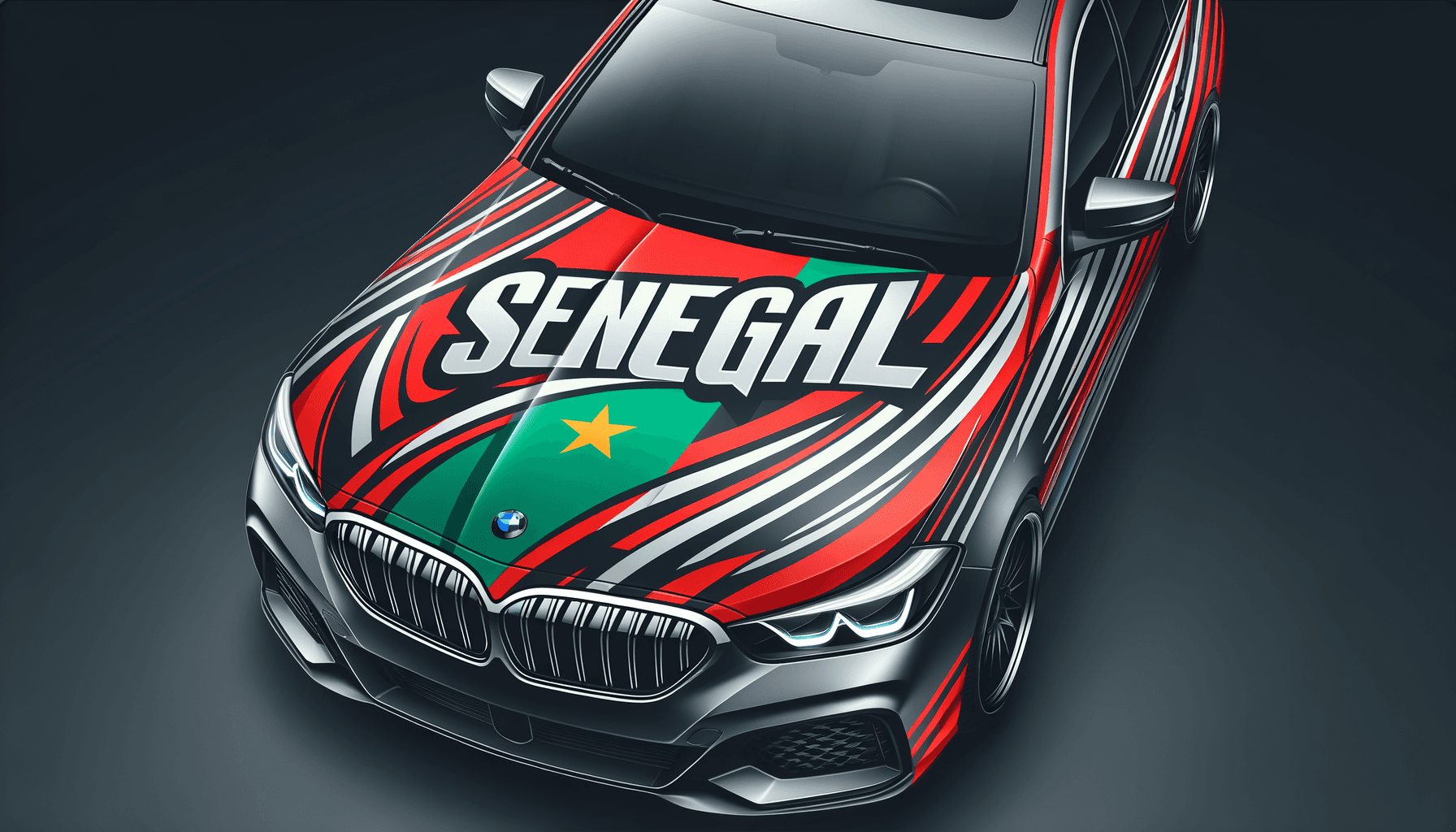 Senegal concept car hood cover