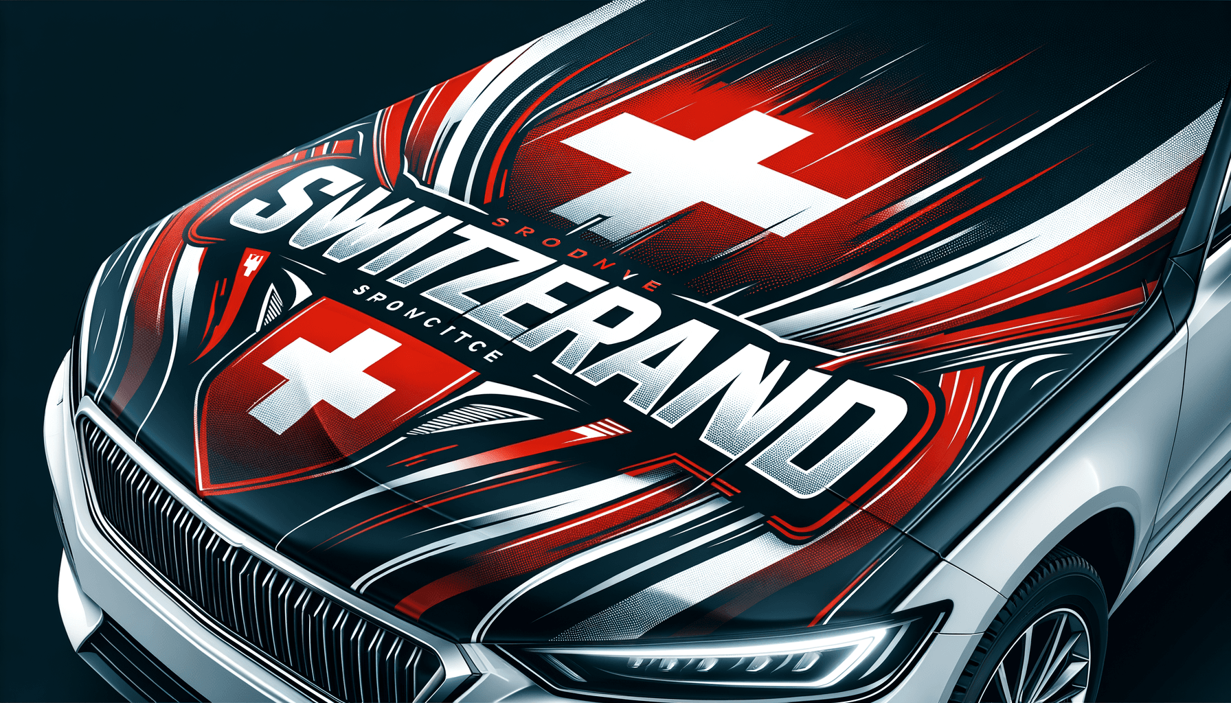 Switzerland concept car hood cover