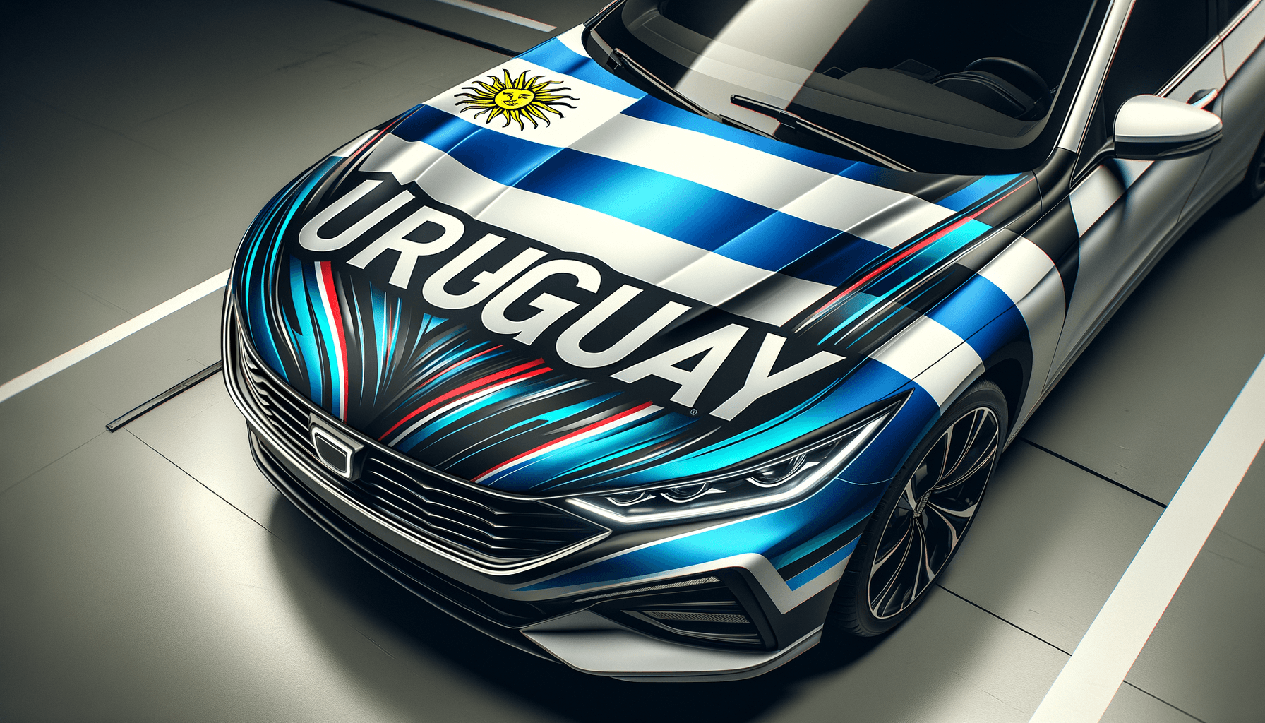Uruguay concept car hood cover